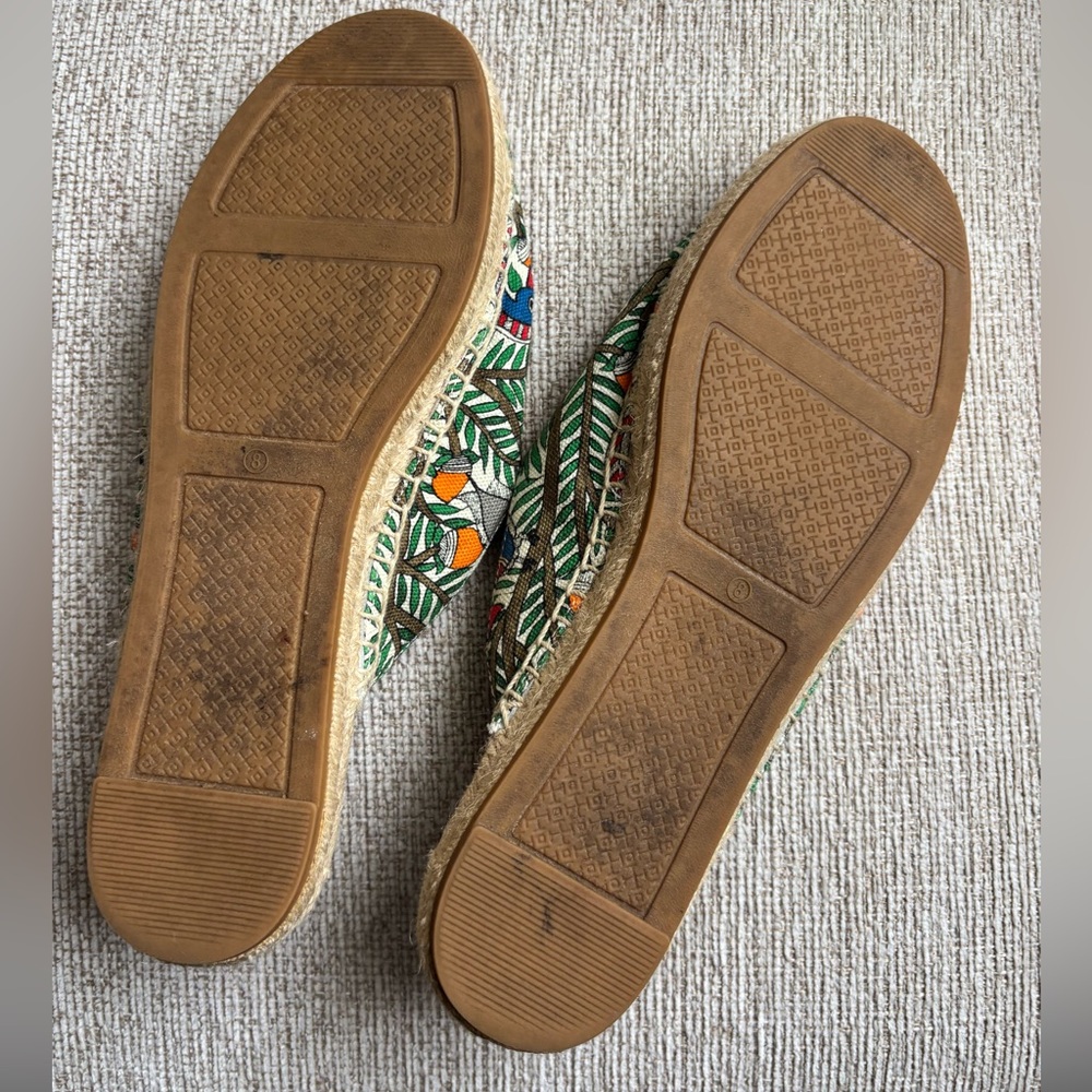 Tory Burch Vibrant Patterned Espadrille Mules - Picture 4 of 4